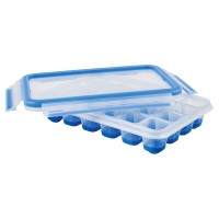 Emsa Contenitore per 24 Cubetti di Ghiaccio con Fondo in Silicone 