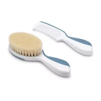 Nuvita Kit Spazzola e Pettine Neonato e Crosta Lattea - Blu