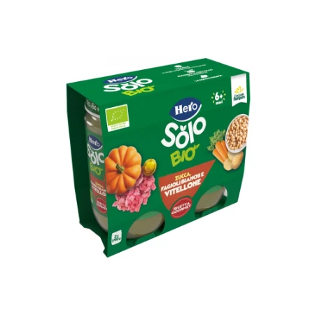 Hero Omogeneizzato Verdure e Vitellone 2x190gr