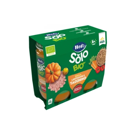 Hero Omogeneizzato Verdure e Tacchino 2x190gr