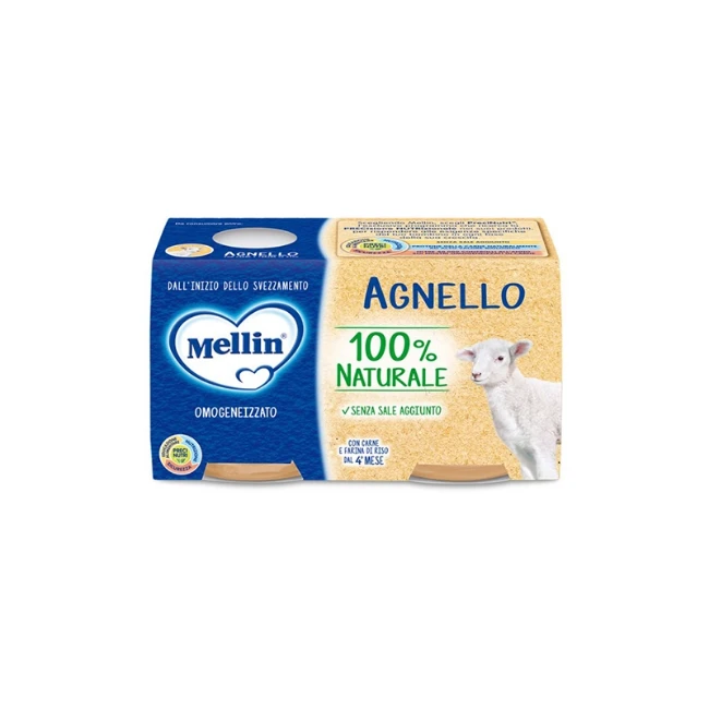 Mellin Omogeneizzato Agnello 2 x 120gr 