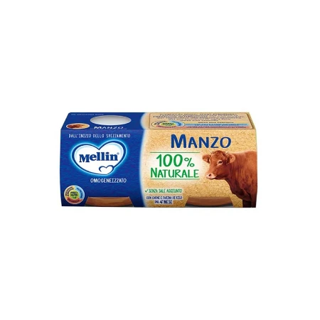Mellin Omogeneizzato Manzo 2 x 120gr