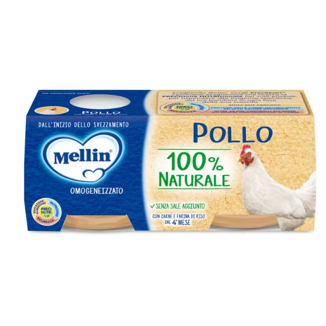 Mellin Omogeneizzato Pollo 2 x 120gr