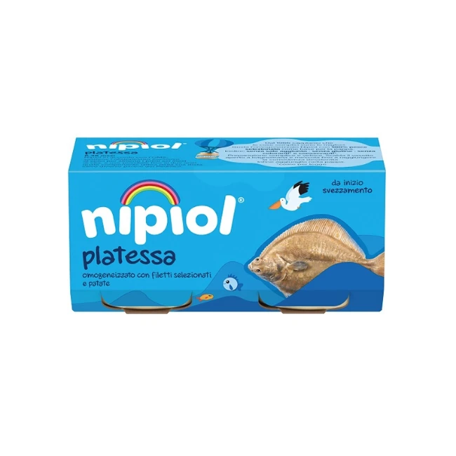 Nipiol Omogeneizzato Platessa 2 x 80gr