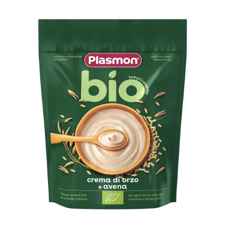 Plasmon Crema di Cereali Biologica Avena e Orzo 200gr