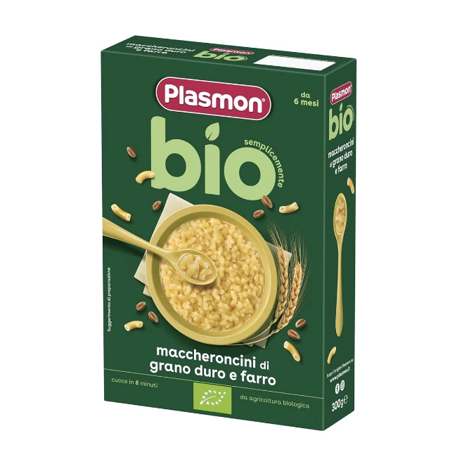 Plasmon Pastina Biologica Maccheroncini 300gr