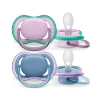 Philips Avent 2 pz Succhietti Ultra Air 6-18m Rosa e Blu