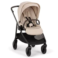 Nuna Passeggino Swiv Rotazione 360° con 4 Ruote Piroettanti max 22 kg - da 0 a 4 anni - Biscotti