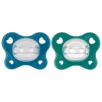 Chicco Succhietto Dual Soft 16-36m 2 pz Azzurro