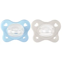 Chicco Succhietto Dual Soft 2-6m 2 pz Azzurro