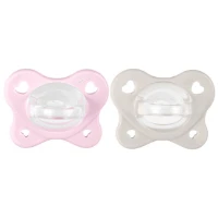 Chicco Succhietto Dual Soft 2-6m 2 pz Rosa