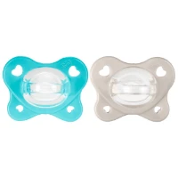 Chicco Succhietto Dual Soft 6-16m 2 pz Azzurro