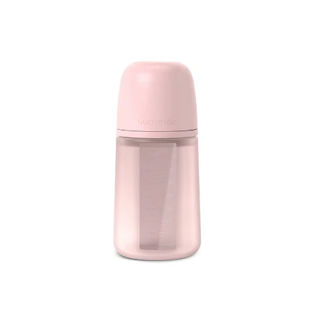 Suavinex Biberon in Silicone Colour Essence 240 ml Acqua di Rosa