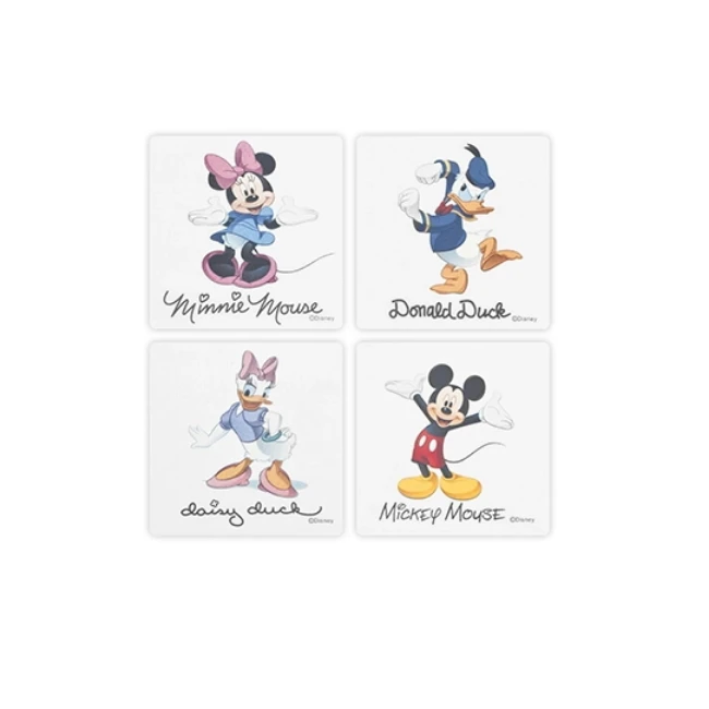 Set 4 Adesivi Antiscivolo Disney 10x10
