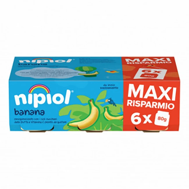 Nipiol Omogeneizzato Banana 6x80g
