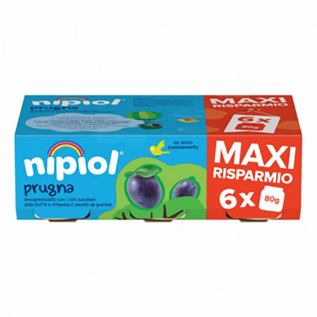 Nipiol Omogeneizzato Prugna 6x80g