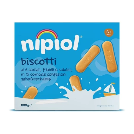 Nipiol Biscotto 6 Cereali 800g