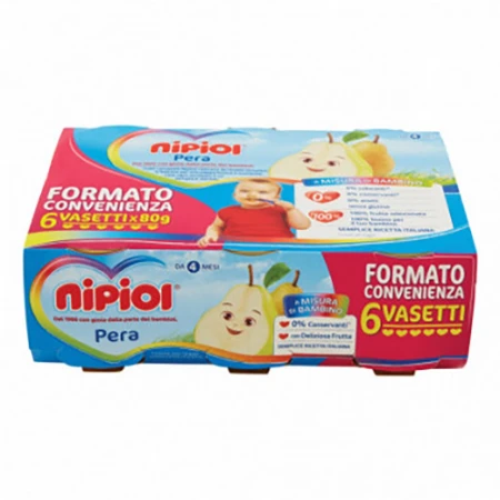Nipiol Omogeneizzato Pera 6x80g