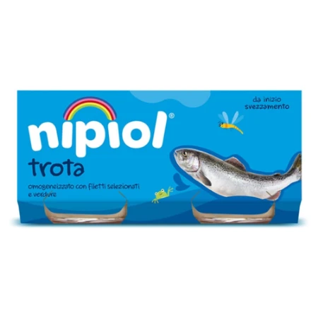 Nipiol Omogeneizzato Trota 2x80g