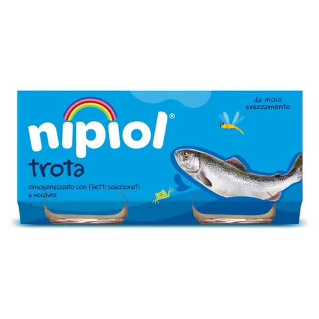 Nipiol Omogeneizzato Trota 2x80g