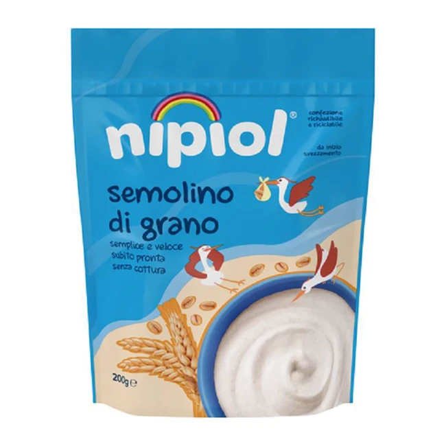 Nipiol Crema Cereali Semolino di Grano 200g