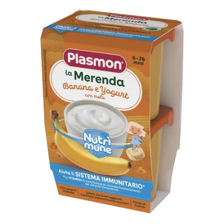 Plasmon Merenda Yogurt e Banana 2x120g 