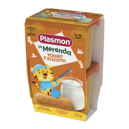 Plasmon Merenda Yogurt e Biscotto 2x120g 
