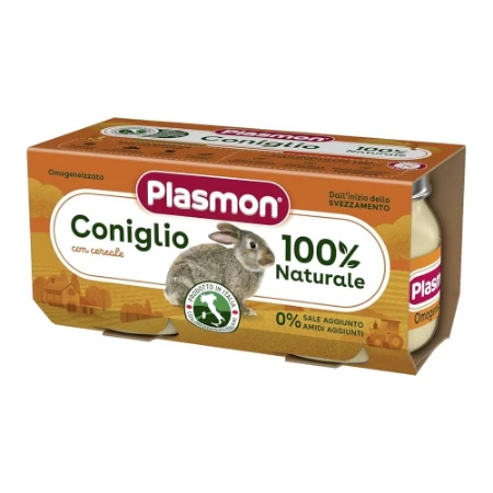 Plasmon Omogeneizzato Coniglio 2x80g 