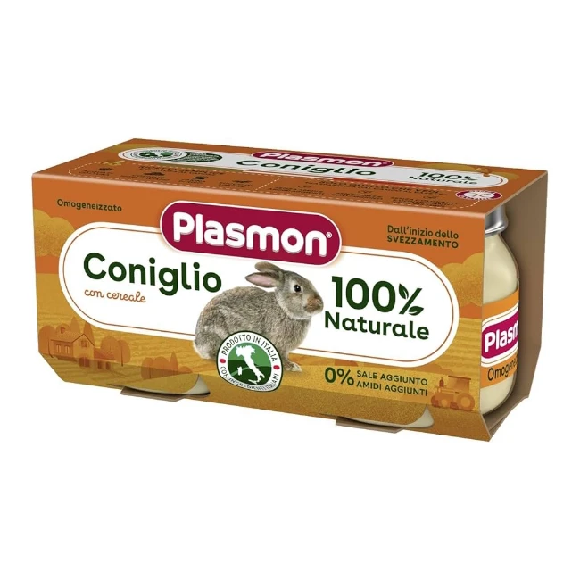 Plasmon Omogeneizzato Coniglio 2x80g 
