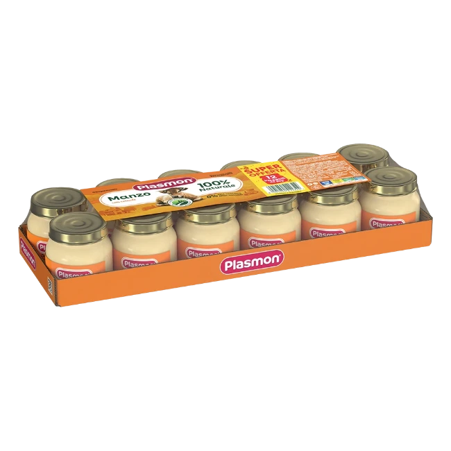 Plasmon Omogeneizzato Manzo 12x80g