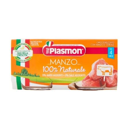 Plasmon Omogeneizzato Manzo 2x80g 