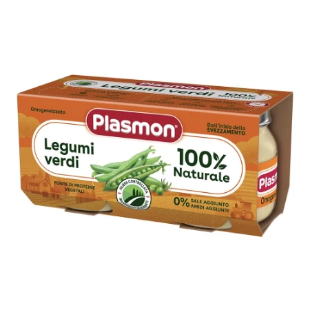 Plasmon Omogeneizzato Legumi Verdi 2x80g 