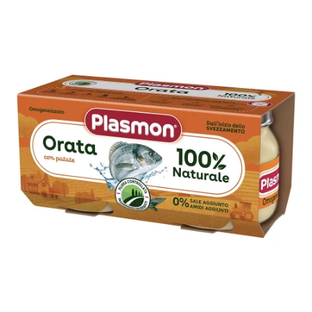 Plasmon Omogeneizzato Orata con Patate 2x80g 