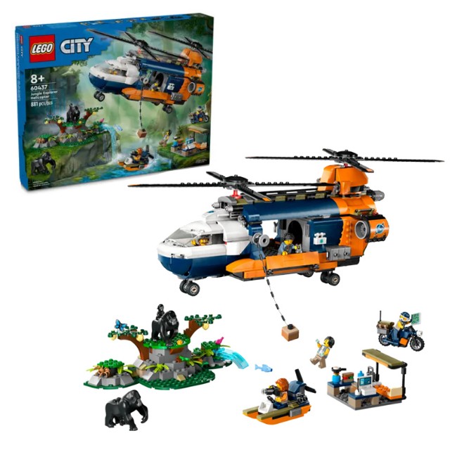 LEGO City Elicottero dell’Esploratore della Giungla 60437