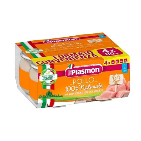 Plasmon Omogeneizzato Pollo 4x80g