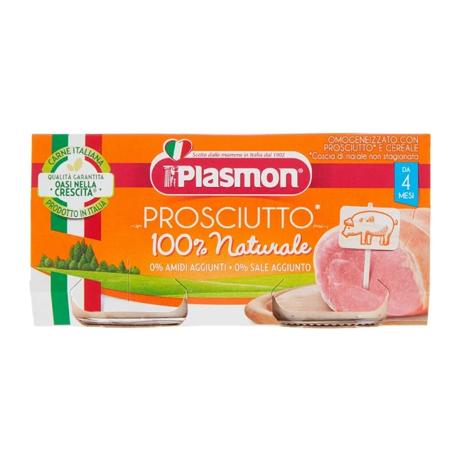Plasmon Omogeneizzato Prosciutto 2x80g 