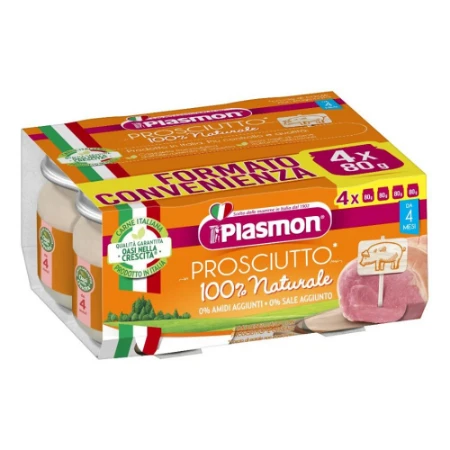 Plasmon Omogeneizzato Prosciutto 4x80g