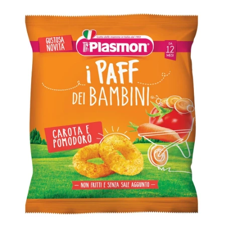 Plasmon Paff Carota e Pomodoro 15g 
