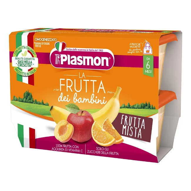 Plasmon Sapori di Natura Frutta Mista 4x100g 