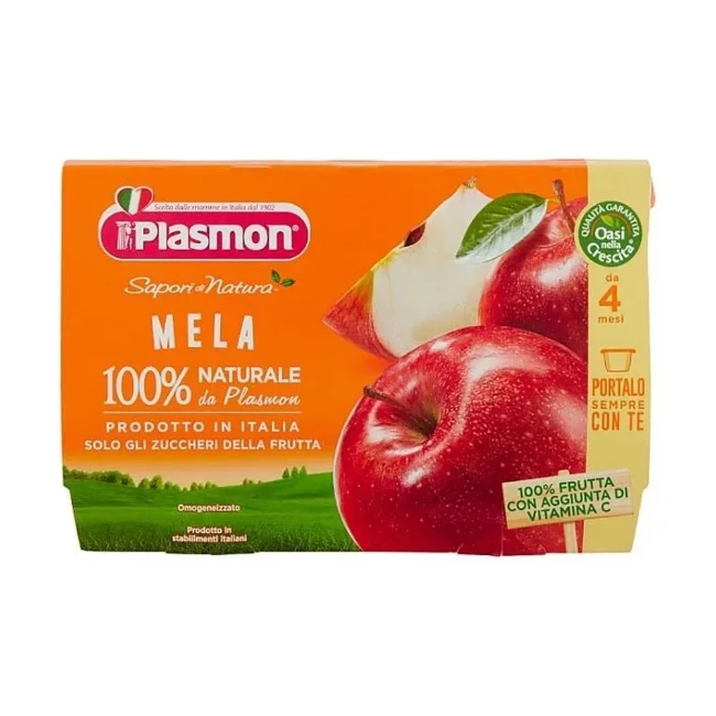Plasmon Sapori di Natura Mela 4x100g 