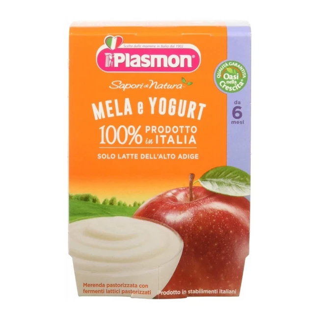 Plasmon Sapori di Natura Mela e Yogurt 2x120g 