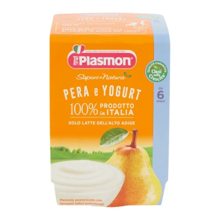Plasmon Sapori di Natura Pera e Yogurt 2x120g 