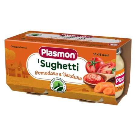 Plasmon Sughetto Pomodoro e Verdure 2x80g 