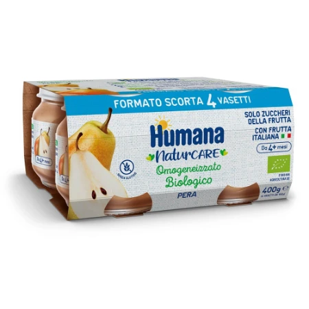 Humana Omogeneizzato Bio Pera 4x100g 