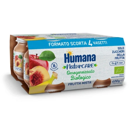 Humana Omogeneizzato Frutta Mista Bio 4x100g
