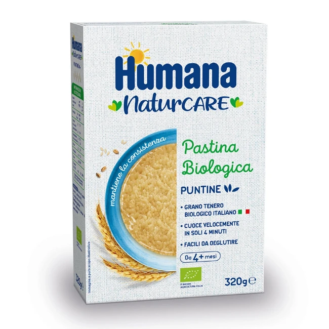 Humana Pastina Puntine Biologiche 320g