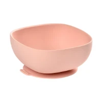 Béaba Ciotola in Silicone con Ventosa Rosa