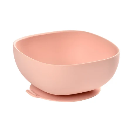 Béaba Ciotola in Silicone con Ventosa Rosa