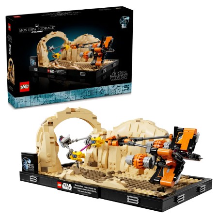 LEGO Star Wars Diorama Gara degli Sgusci su Mos Espa 75380