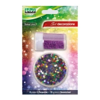 Glitter Set - Porporina + Decorazioni